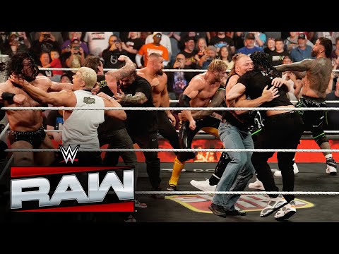 Reigns, Lesnar, Rhodes, Punk and crew brawl before WarGames:...