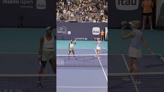 Winners: Asia and Erin 💪🏼 #tennis #erinroutliffe #asiamuhammad #tennisplayer #miamiopen