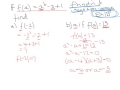Function Notation and Image/Pre-image
