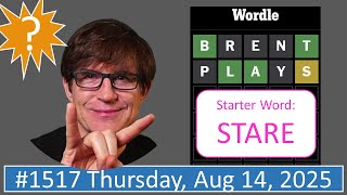 #NYTimes #Wordle 1,517 Thursday 2025-08-14