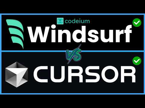 Windsurf VS Cursor AI IDE Showdown!🤖 Best AI Coding Agent Build NextJS App Codeium Claude Sonnet 3.5