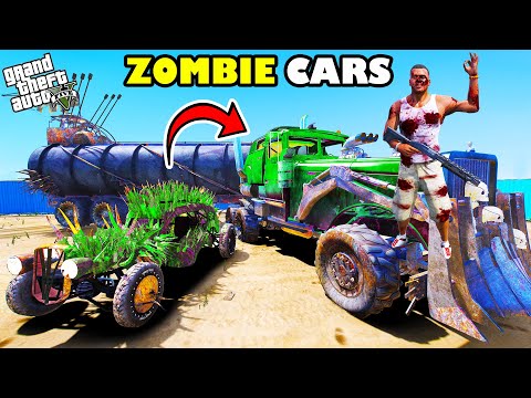 Franklin Upgrading His Normal Car To Secret Zombie Car In GTA 5
