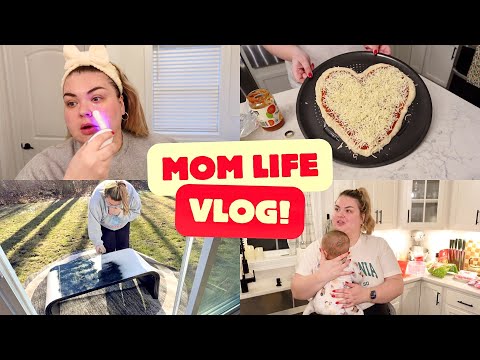 GALENTINE’S PREP, PAINTING MY COFFEE TABLE + NEW BEAUTY DEVICE | MOM VLOG