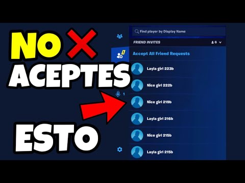 *CUIDADO* SOLICITUDES DE AMISTAD DE BOTS EN FORTNITE! TE PUEDEN HACKEAR EN FORTNITE?