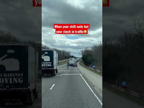 Truckers Said Enough Is Enough And Bounced😂 #trucker #traffic #runaway #highway ￼