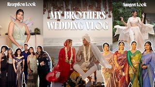 WHAT I WORE FOR MY BROTHERS WEDDING 😍| BROTHERS WEDDING VLOG IN GOA