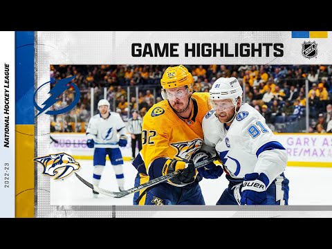 Lightning @ Predators 11/19 | NHL Highlights 2022