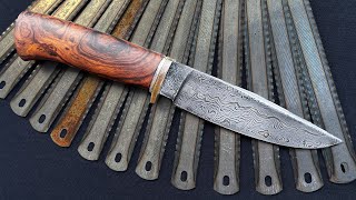 Forging Damascus Blade by Hand!