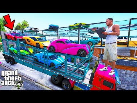Franklin Bought New Cars For His Dealership In GTA 5 | SHINCHAN and CHOP