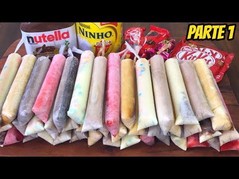 🔥 8 RECEITAS DE GELADINHO CREMOSO - DINDIN - CHUP-CHUP  - SACOLÉ