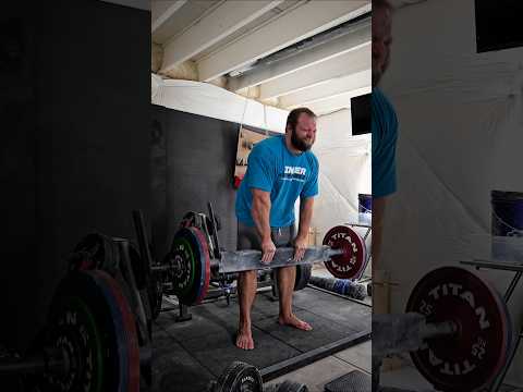 286lb 2x5 Saxon Bar PR - Pinch Insanity - Brutal Grip Strength Training 💪