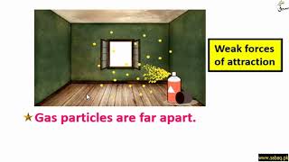 Properties of Gases and their Particle Arrangement