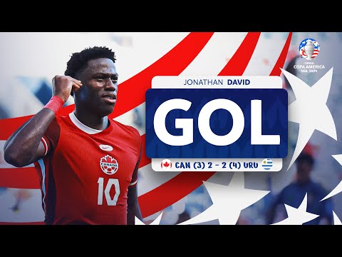 GOL de Jonathan DAVID | Canadá 2-2 Uruguay | CONMEBOL Copa América USA 2024™