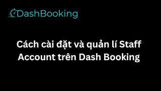 Tạo Staff Account cho iPhone