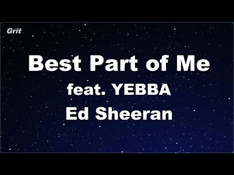 Best Part of Me feat. YEBBA – Ed Sheeran Karaoke 【No Guide Melody】 Instrumental