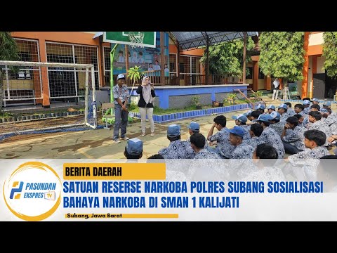 Satuan Reserse Nark0b4 Polres Subang Sosialisasikan Bahaya Nark0b4 di SMAN 1 Kalijati