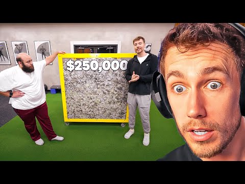 Miniminter Reacts To MrBeast Lose 100 LBs, Win $250,000!