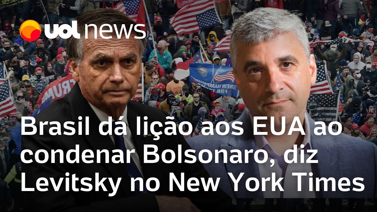 ‘Brasil tem sucesso onde EUA falharam’, diz Levitsky no New York Times após Bolsonaro ser condenado