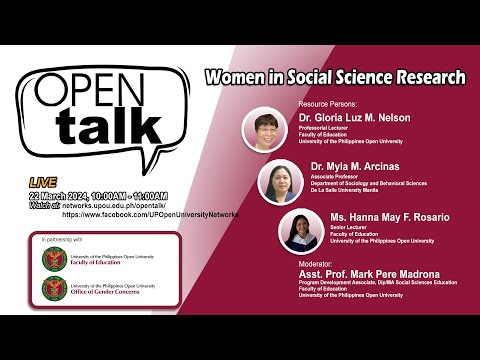 OPEN Talk: Women in Social Science Education