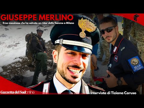 Giuseppe Merlino, l’eroe messinese che ha salvato un rider dalle fiamme a Milano