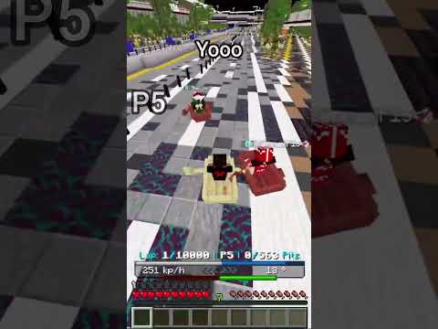 How to win this illegal street race (Can't stop the Music)! #shorts #minecraft #iceboatracing