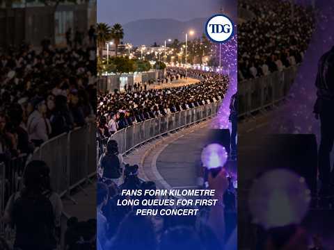 Fans <strong>Form</strong> Kilometre Long Queues <strong>For</strong> First Peru Concert
