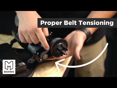How to Tension your Electric Skateboard Belt & Best Practices