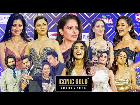 Iconic Gold Awards 2025 | Kartik Aryan, Karanveer Mehra, Shrutika, Edin Rosa, Rupali Ganguly, & More