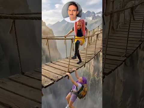 A MIRA EMPURROU A RUMI DA PONTE!!! #kpopdemonhunters #rumi #jinu