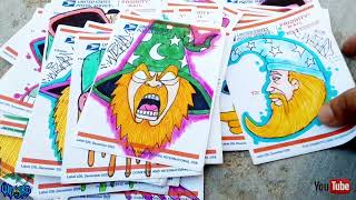 Wizards graffiti stickers characters