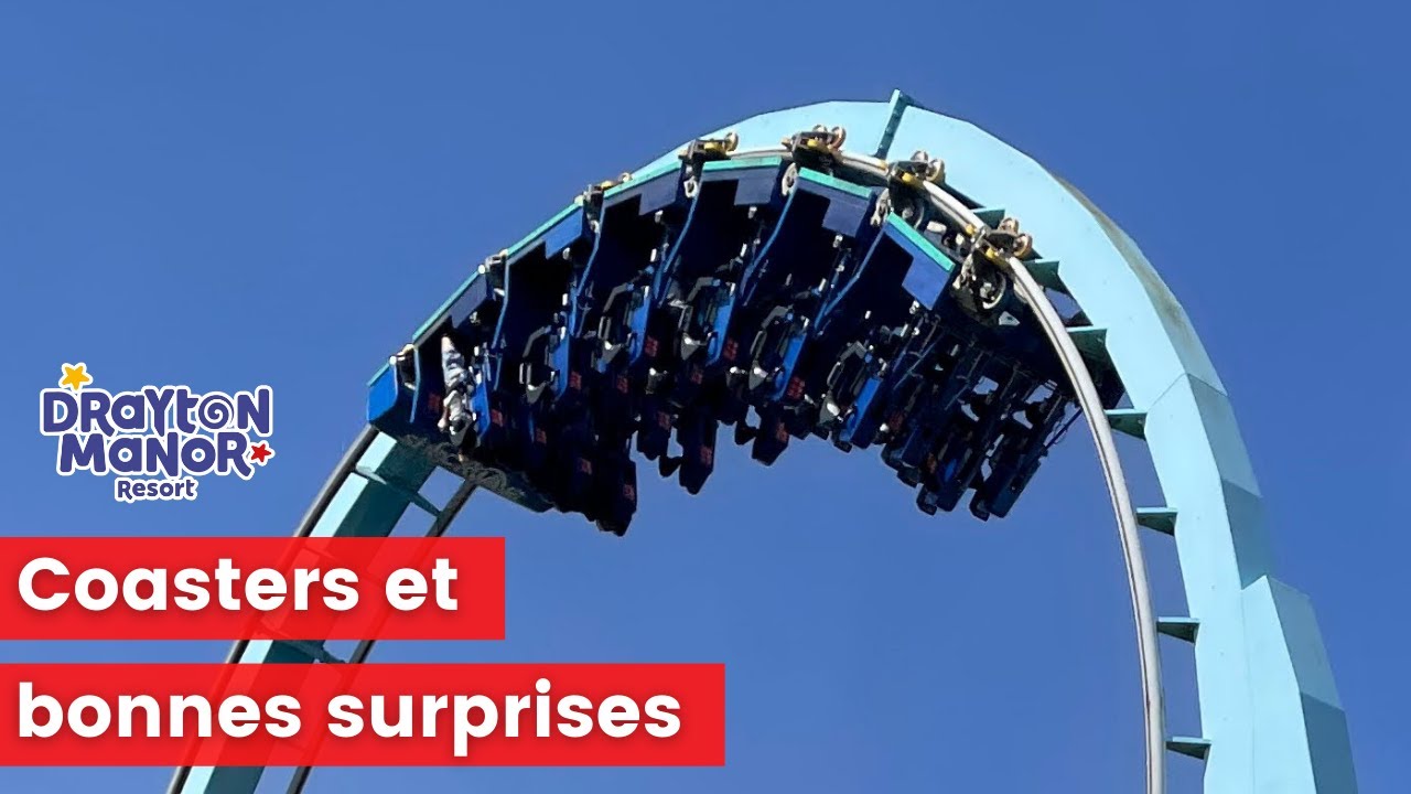 Découverte de Drayton Manor et son coaster debout !