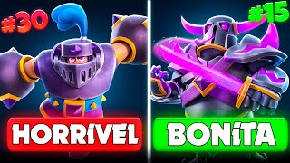 Ranqueando TODAS 35 Skins de Evoluções da PIOR para MELHOR