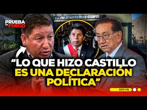 🎙️ Bellido: "Balcázar debe usar la GRACIA PRESIDENCIAL antes de 28 de julio" | Caso Pedro Castillo