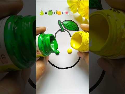 #coloring 🍐🍐🍐 #shortvideo #shorts #art #colormixing