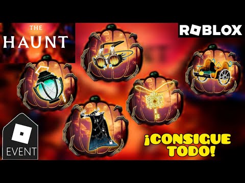 ¡COMO CONSEGUIR LOS 5 ITEMS PARA EL JUEGO! |EVENTO The Haunt (LA MALDICION DE AXBURY)ROBLOX.🎃