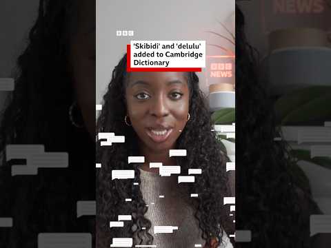 "Skibidi", "delulu" and thousands of other new words to be added to Cambridge Dictionary. #BBCNews