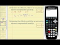 Effective Yield and Compound Interest