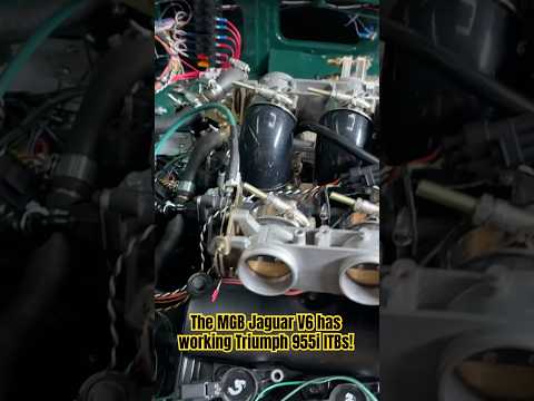 The MGB V6 has working ITBs!! Can you help get the channel to 5000 subscribers?! #MGB #Jaguar #swap