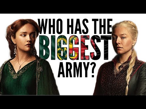 House of the Dragon Season 3 | Green's Vs Black's | How big are their armies? Land, Sea and Sky