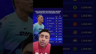 LIGAS MAS CARAS DESPUES DEL TOP5 #ligamx #futbol #mls #ligaespañola #premierleague #brasileirão