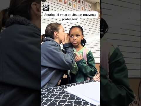Un sourire pour un nouveau prof ? Les réactions des élèves vont vous surprendre !