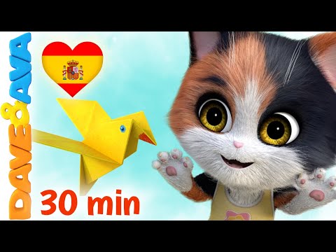 😻 Gatitos y Más Canciones Infantiles | Dave and Ava en Español 😻