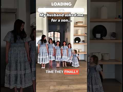 After 5 GIRLS, the REAL SURPRISE: the 6th child is a BOY!
