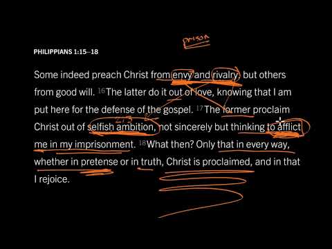 Philippians 1:15—18 // Do You Proclaim Christ from Envy?