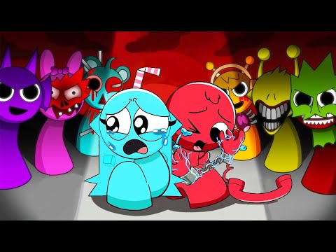 SPRUNKI: TELE & AQUA The REJECT SPRUNKI COUPLE | Incredibox Sprunki OC - Cartoon Animation