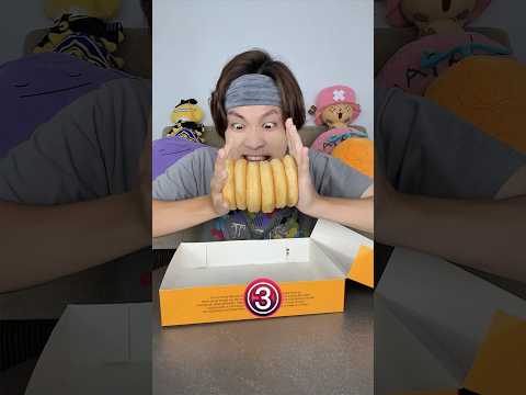 Macho Donut Challenge!! 6 Donuts jadi 1 Donut🍩