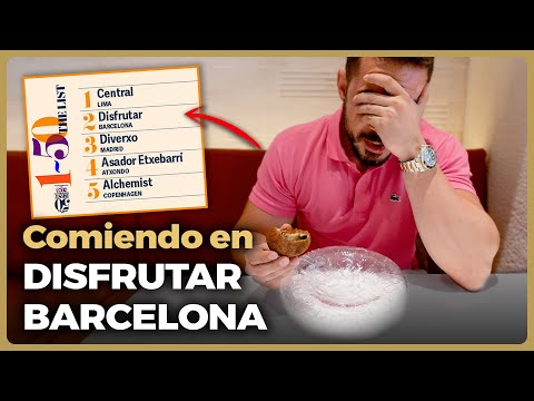 El MEJOR RESTAURANTE de ESPAÑA (y SEGUNDO del MUNDO): DISFRUTAR BARCELONA - ALUCINANTE!