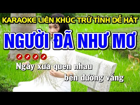 ➤ NGƯỜI ĐÃ NHƯ MƠ Karaoke Nhạc Sống Tone Nam | Bến Tình Karaoke