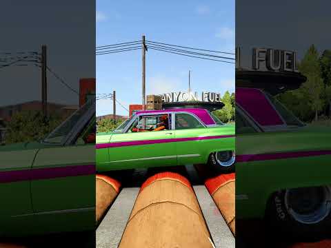 Tractor Tow Cars with Giant Chain vs Speesbumps #shorts #beamngdrive #beamng #tractor #beamngcrashes