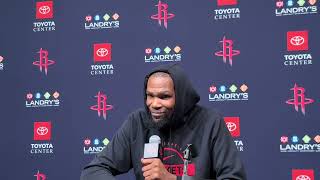 Houston Rockets Postgame: Kevin Durant talks win and WNBA